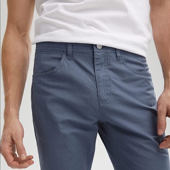 Slim Fit 5-Pocket Cotton Pant - Picture 5 of 9